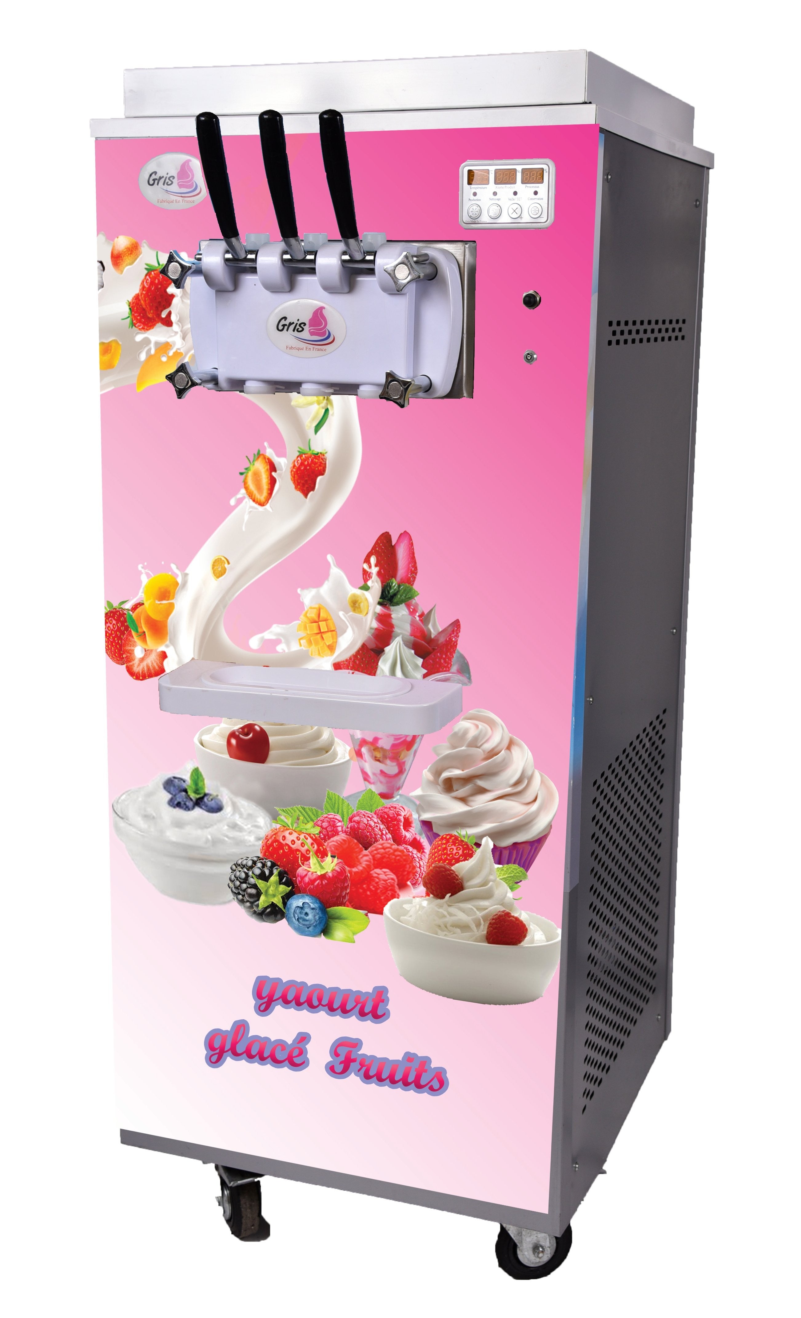 Machine Yaourt glacé sur Roulettes