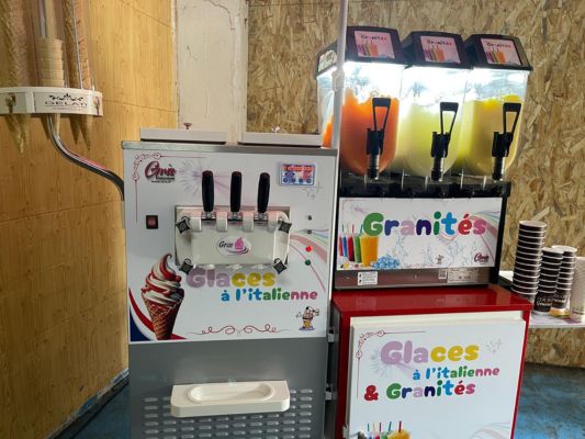 chariot glace à l'italienne et granita  le combo gagnant  