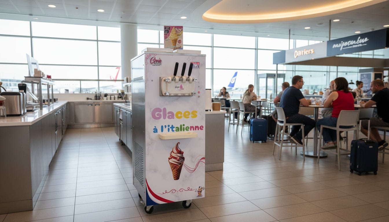 Machine a glace GRIS
