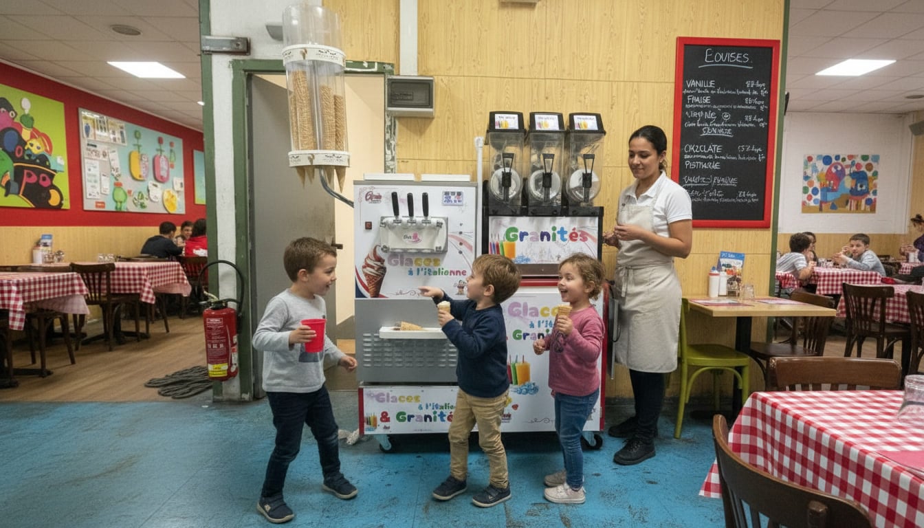 Machine a glace GRIS