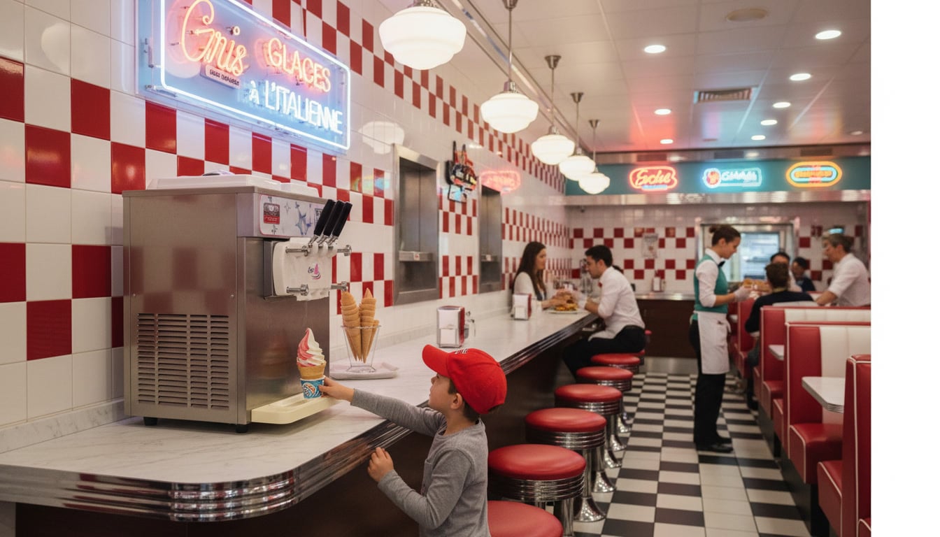 Machine a glace GRIS